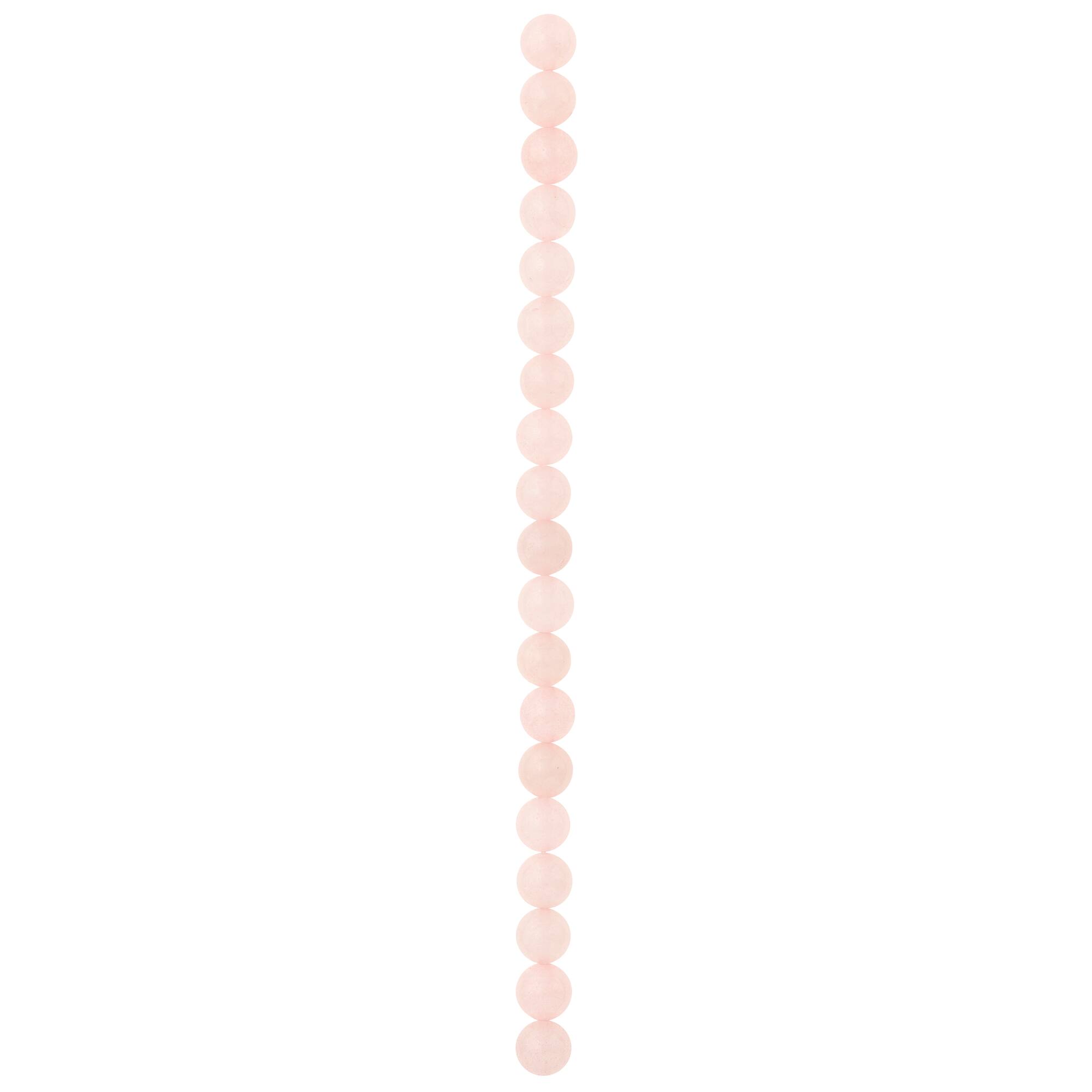 8 Pack: Pink Rose Quartz Round Beads, 10mm by Bead Landing™